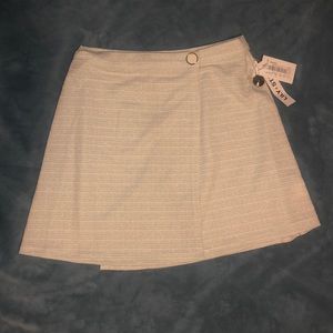 Lily Star Wrap White Metallic skirt